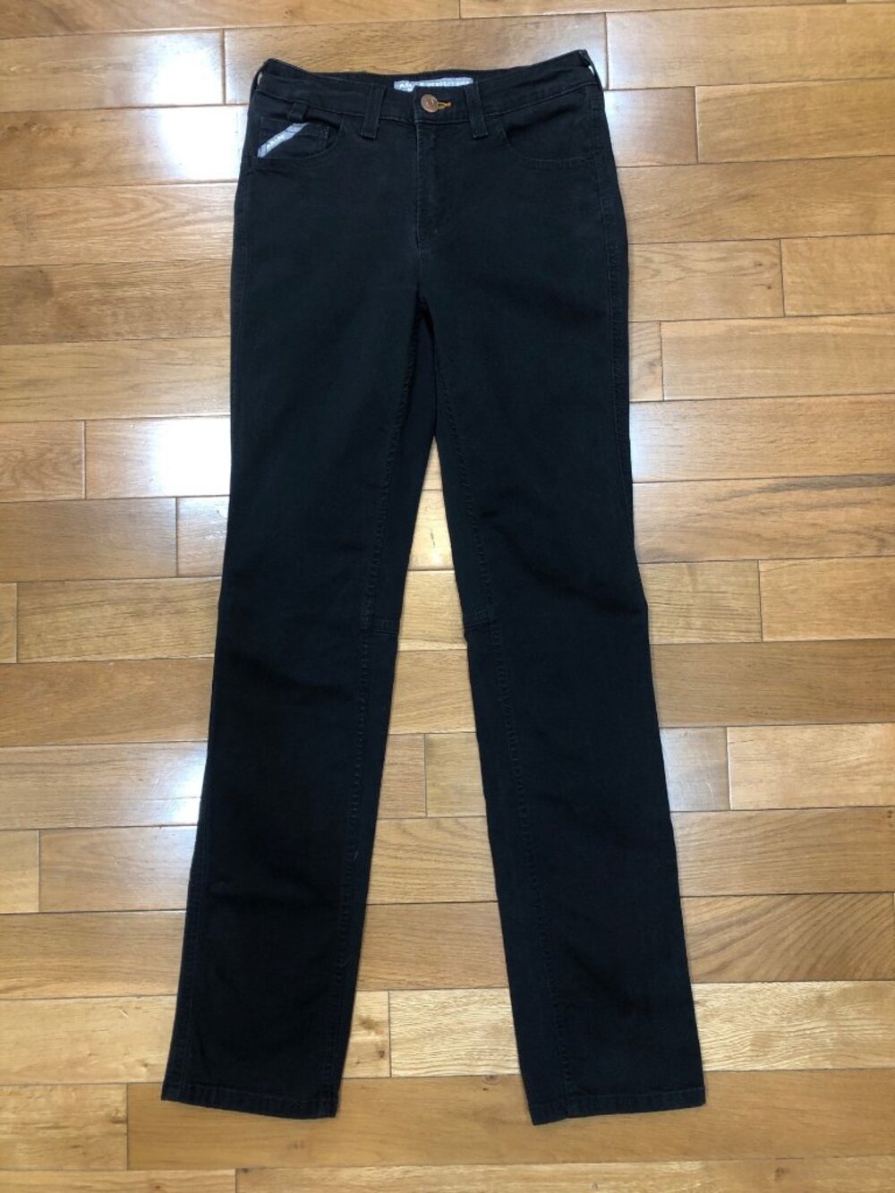 Ariat Rebar Perfect Rise Made Tough Black Straight Work Pants 25R x 31.5 Utility